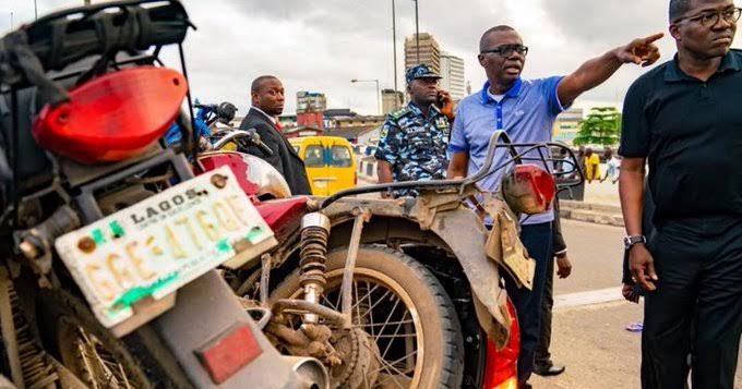 LAGOS BANS OKADA TRANSPORT IN SIX LOCAL GOVERNMENTS