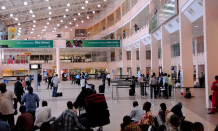 AIRLINE PASSENGERS STRANDED AT AIRPORTS OVER SHORTAGE OF AVIATION FUEL